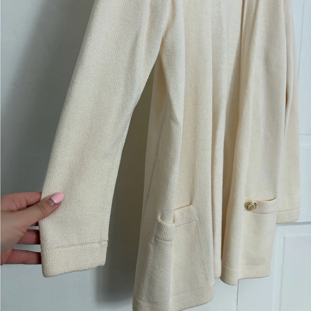 St. John Cream Cardigan S
